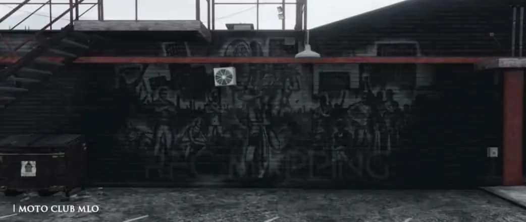 Moto Clubhouse Garage Bar Tattoos MLO FiveM Script - esx 4