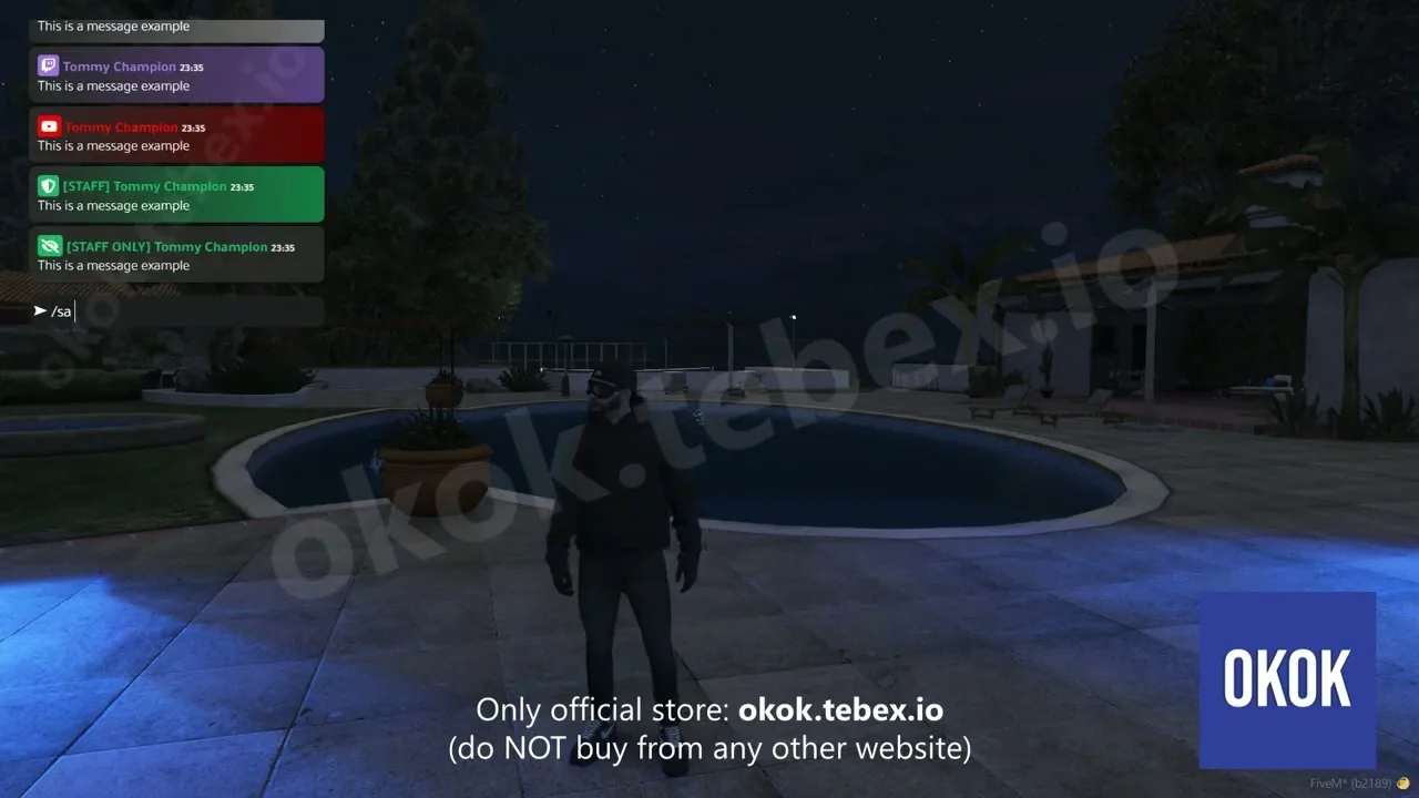 okok Chat V2 FiveM Script - qbcore 4