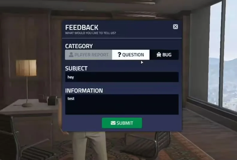 okokReports product preview for esx FiveM servers