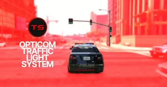 Opticom Traffic Light System product preview for esx FiveM servers