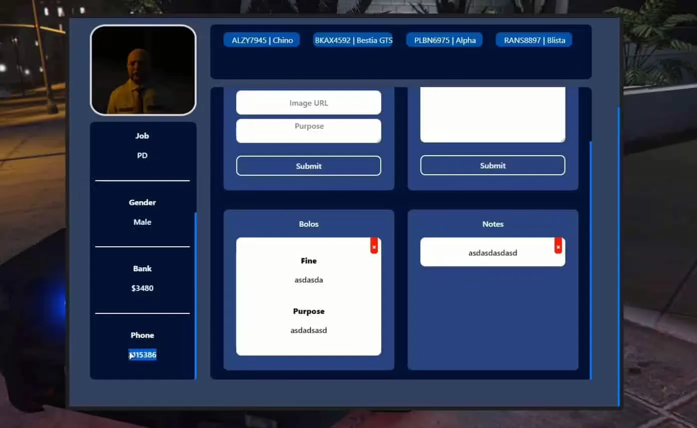 Police System MDT (with discord webhooks) FiveM Script - esx 3