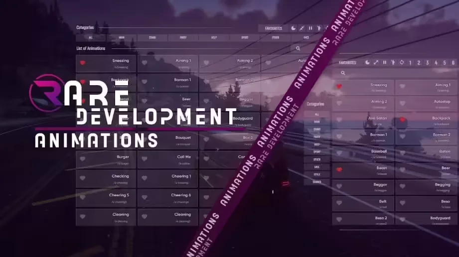r_animations - Most advanced fivem animations menu FiveM Script - esx 2