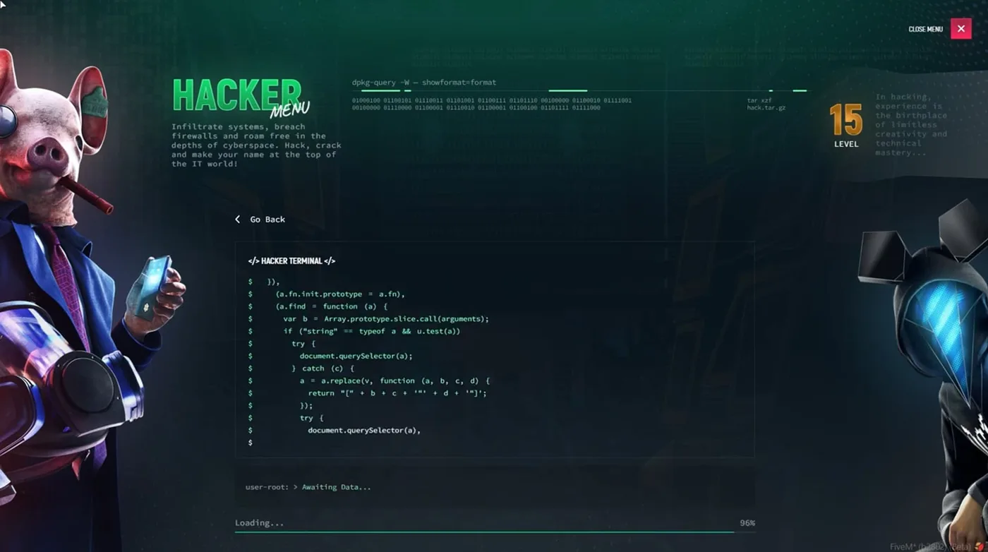 Realistic Hacker Menu FiveM Script - esx 4