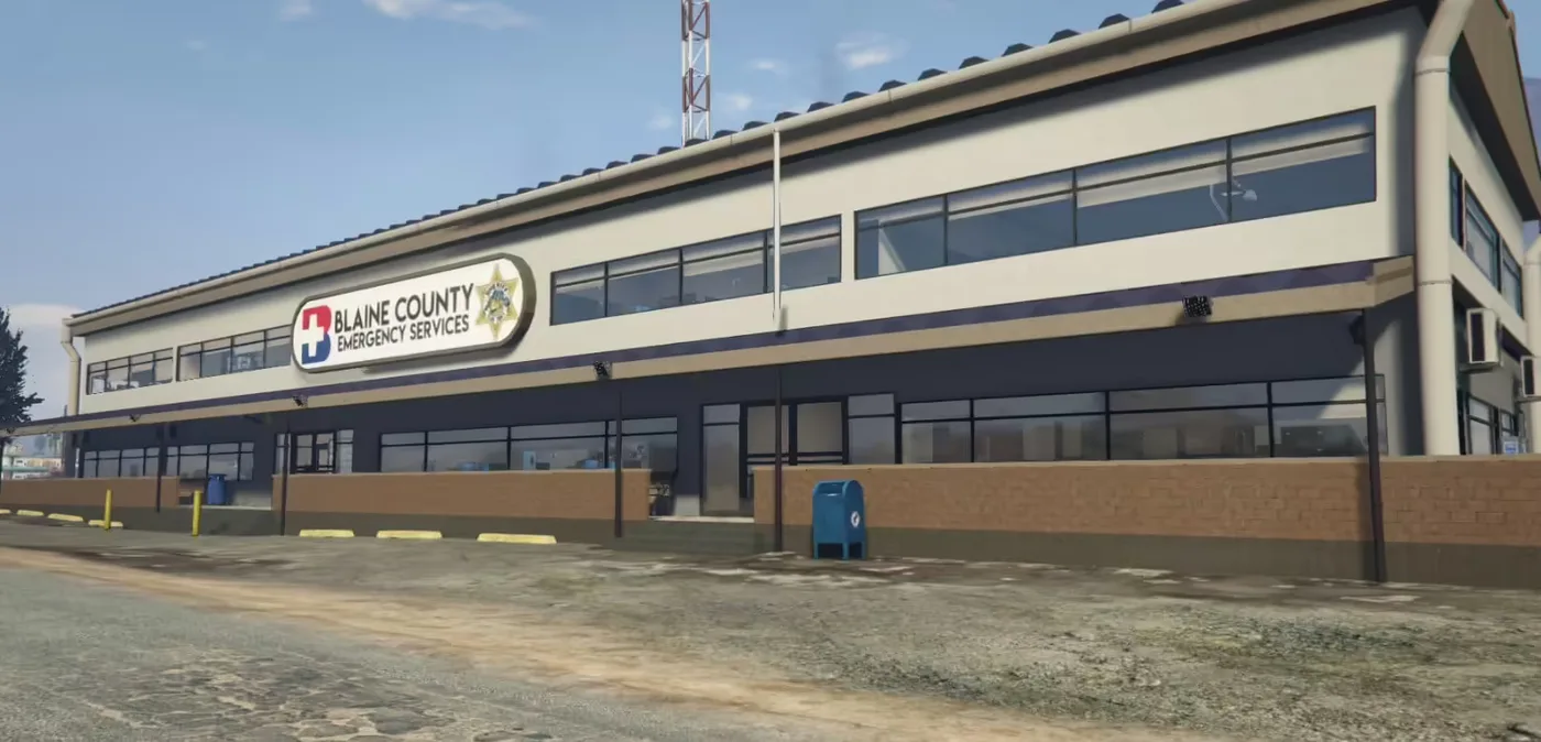 Sandy Shores EMS + Police Station FiveM Script - esx 2