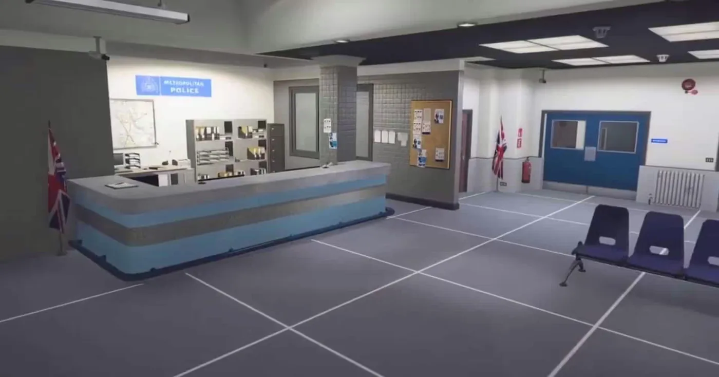 Sinner Street Policestation product preview for esx FiveM servers