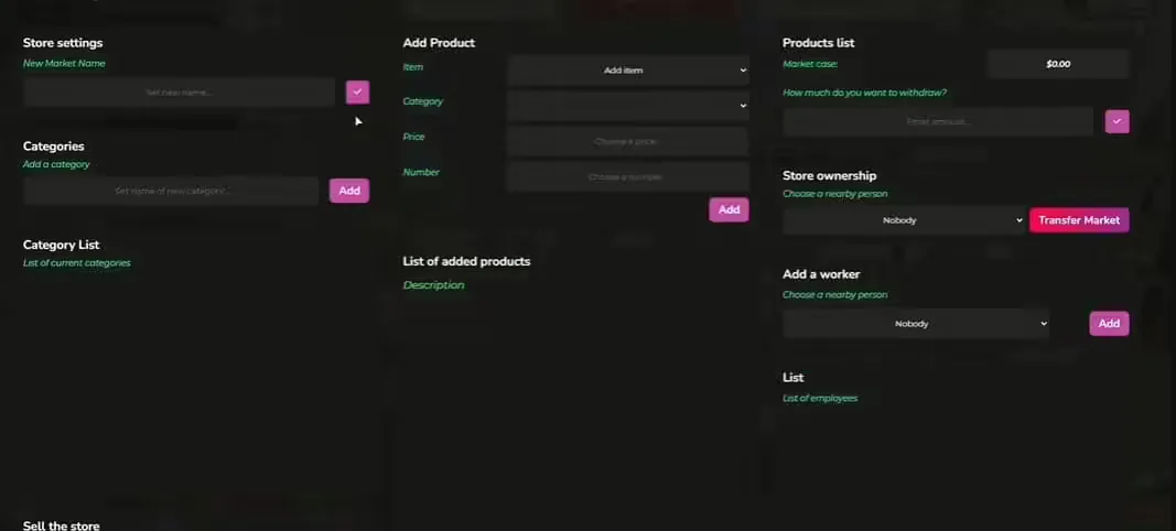 STG Market FiveM Script - qbcore 2