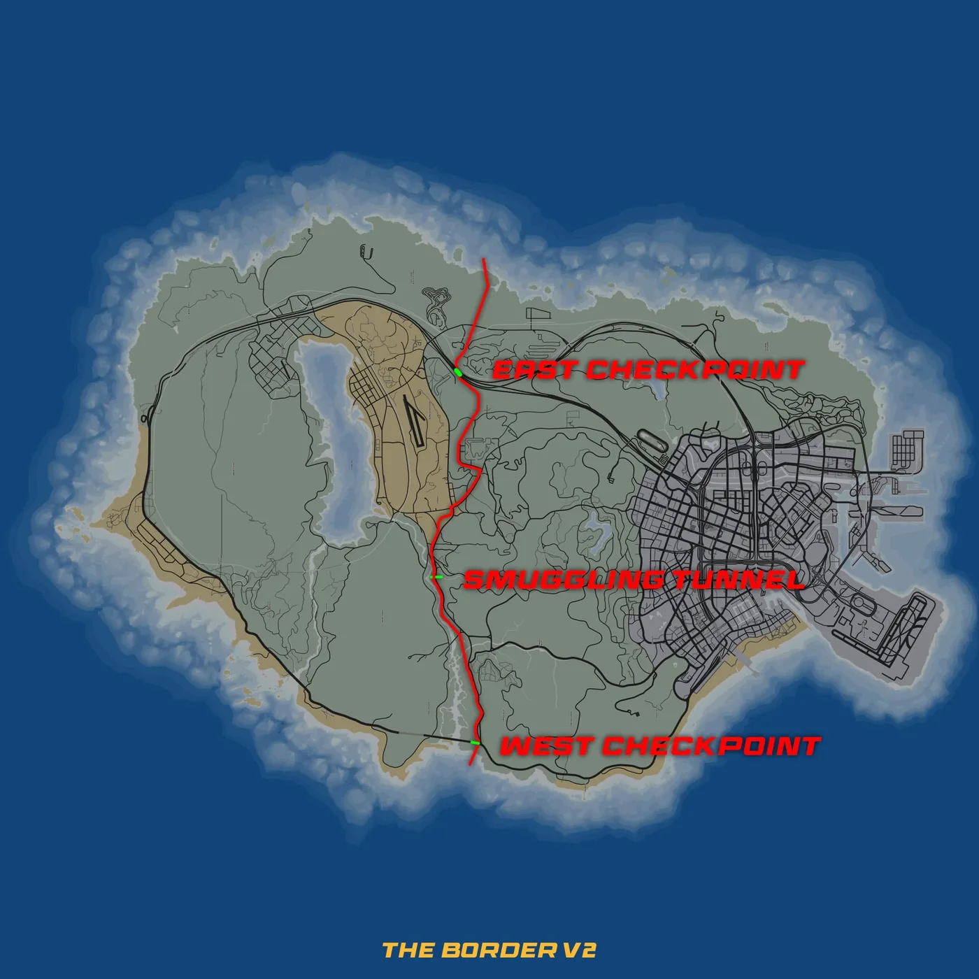 THE BORDER V2 FiveM Script - esx 2