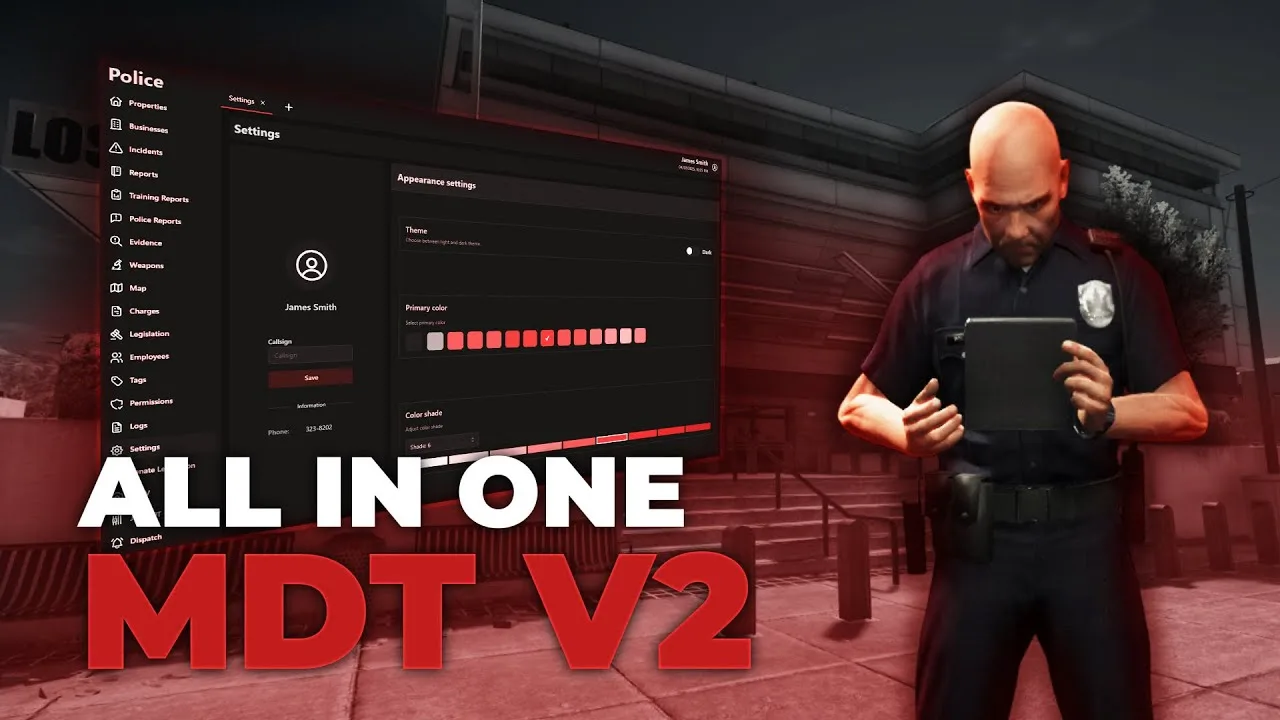 TK MDT V2 FiveM Script - esx 2