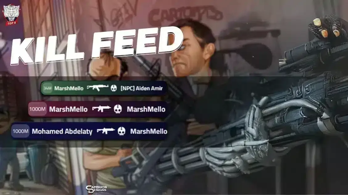 TopX Kill Feed