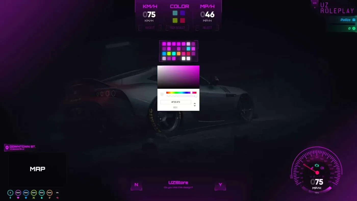 Trygon HUD FiveM Script - esx 2