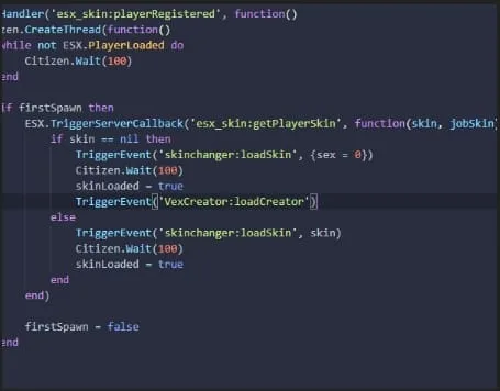 Vex Character Creator FiveM Script - esx 4