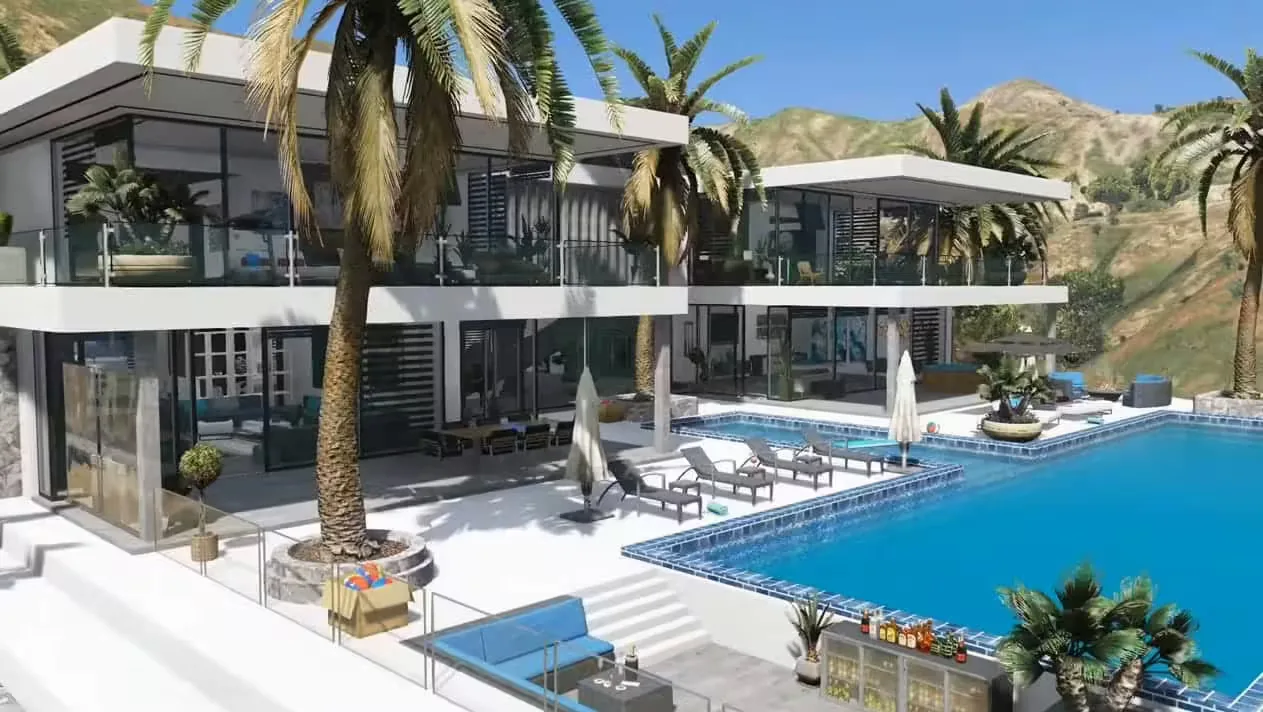 Vinewood Hills Mansion MLO FiveM Script - esx 5