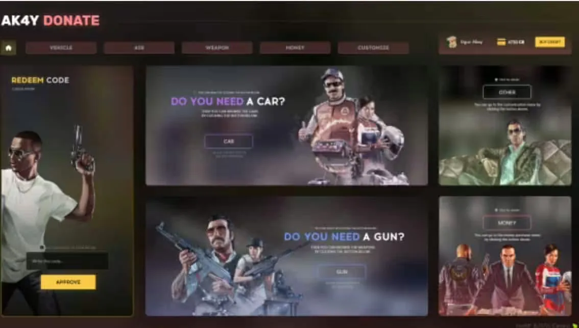 VIP System - Ingame Shop (ESX/QB)