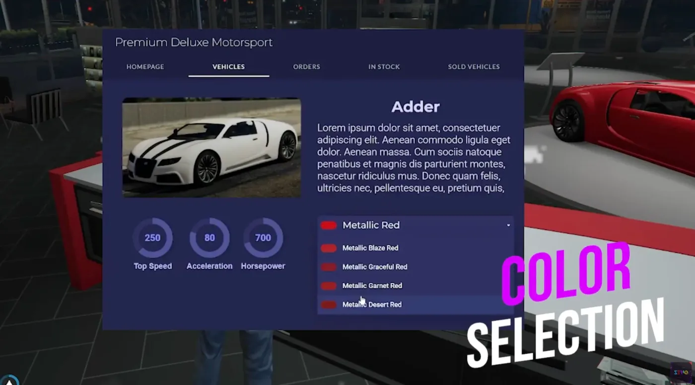 Zerio Cardealer FiveM Script - esx 2
