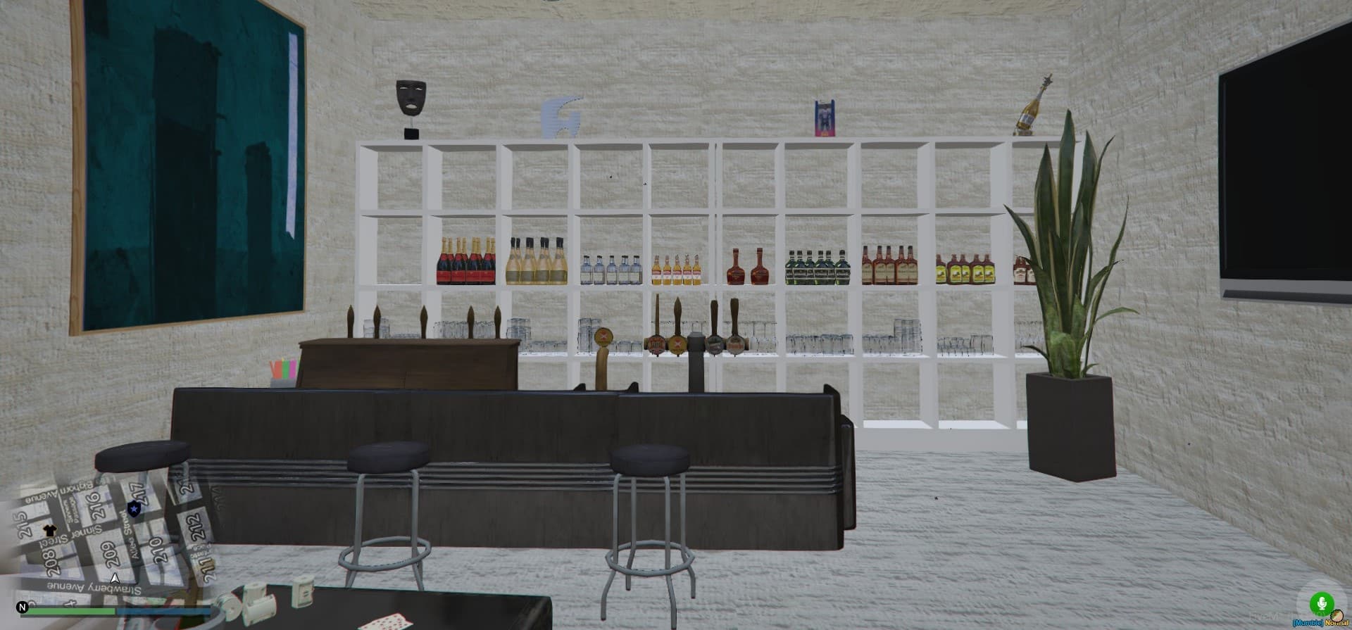 FiveM Bar Map near Park FiveM Script - standalone 2