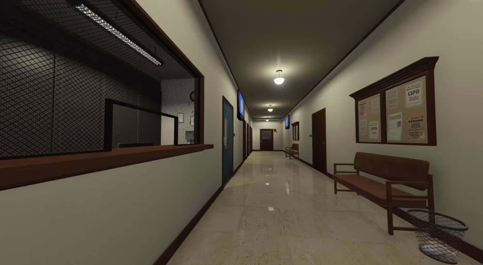 Davis Sheriffs Station [MLO] + LSPD Theme FiveM Script - esx 6