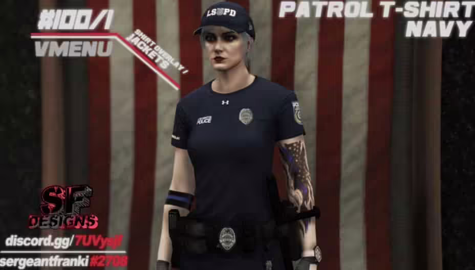 LSPD UP Major Male (+ Female Update) FiveM Script - esx 8
