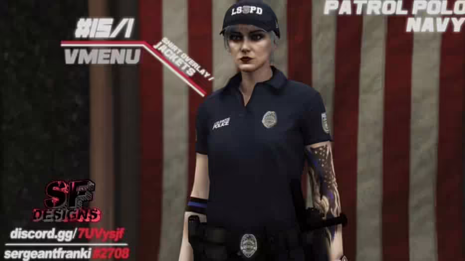 LSPD UP Major Male (+ Female Update) FiveM Script - esx 10