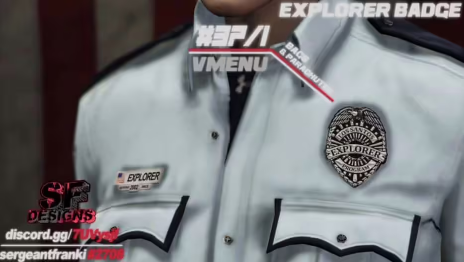 LSPD UP Major Male (+ Female Update) FiveM Script - esx 14