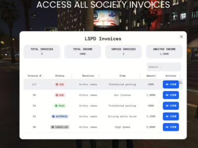 FiveM Mod Invoice