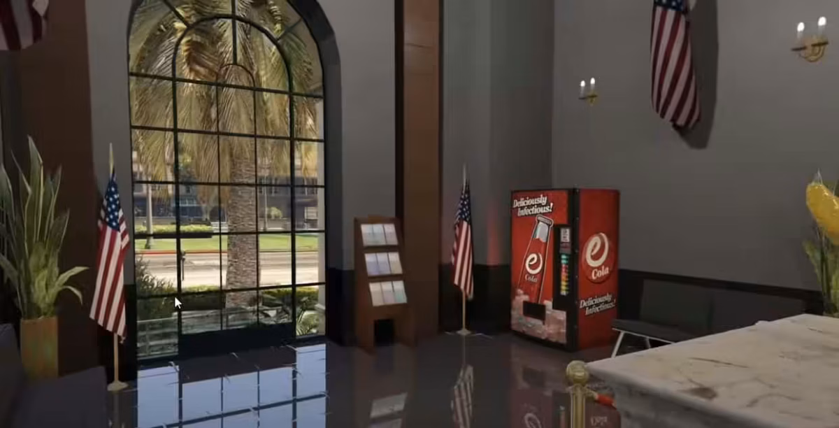 Department of Justice CityHall reception area in FiveM