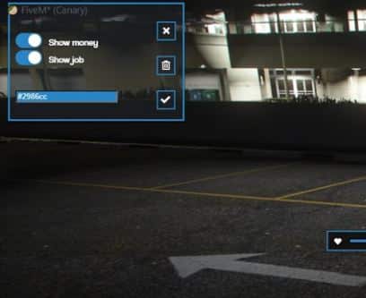 ESX Przenośny Premium HUD