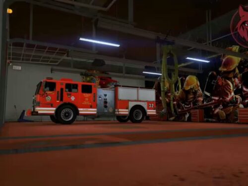 chrome_2021-09-19_10-41-57 Capture d'écran intérieure de la caserne de pompiers de Rockford Hills (MLO FiveM)