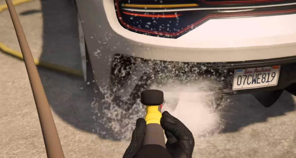 FiveM Car Wash (Pressure water gun)