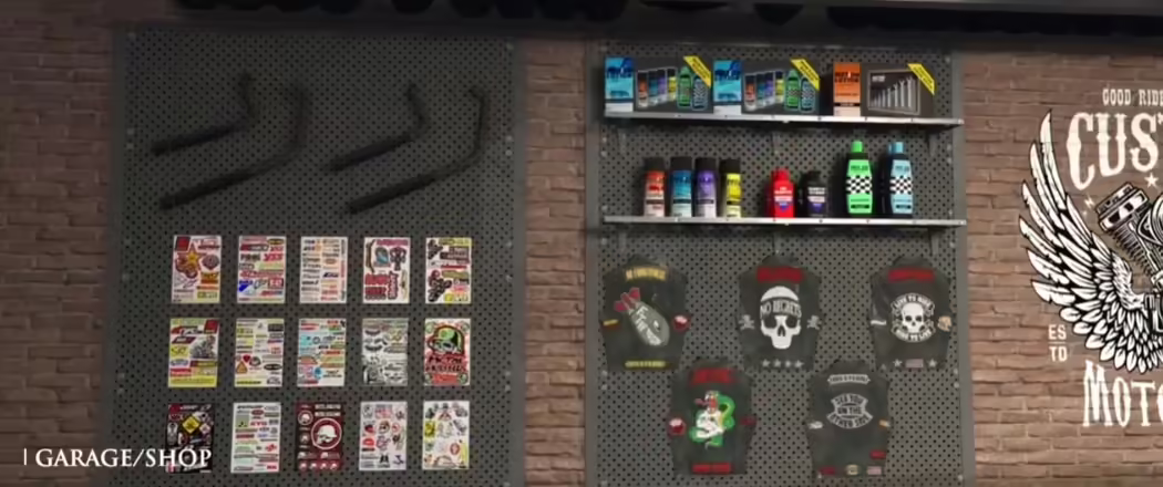 Moto Clubhouse Garage Bar Tattoos MLO FiveM Script - esx 6