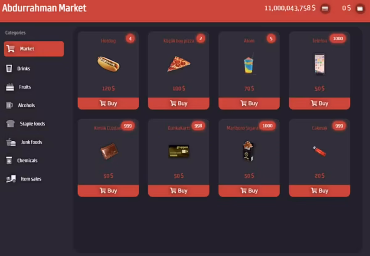 FiveM Marketplace Script (Player-Owned)