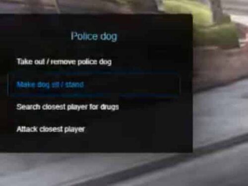FiveM K9 Skript FiveM Mod Screenshot