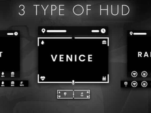 chrome_vZzpUjAxYl BLVCK HUD (Black Hud) V2 FiveM Interface Screenshot