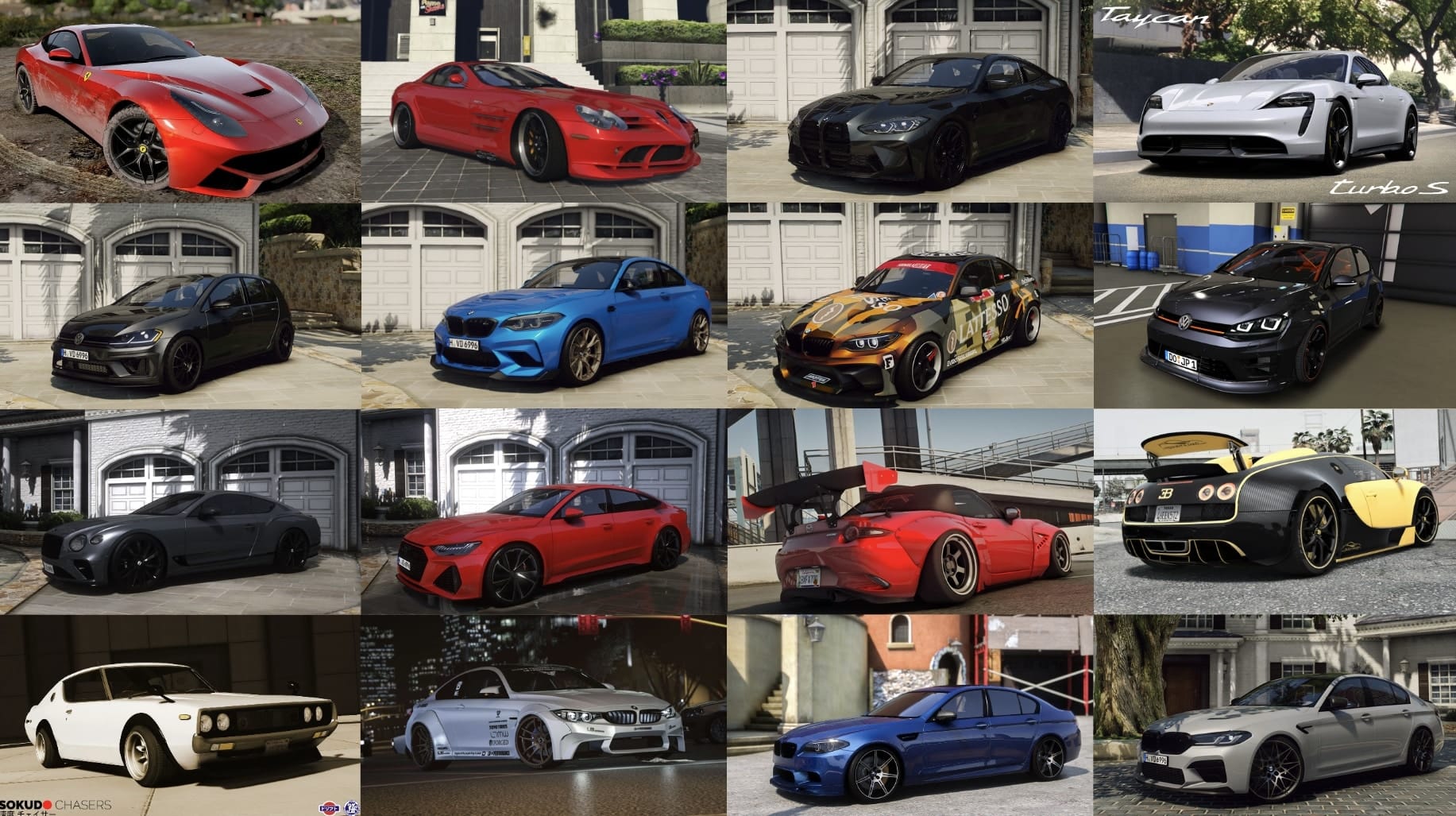 GTA 5 Ultimate Car Pack FiveM Script - esx 5
