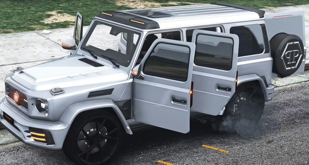 Mercedes G63 Philippe Plein [Mansory] [ADD-ON/REPLACE] FiveM pré-visualização de recursos