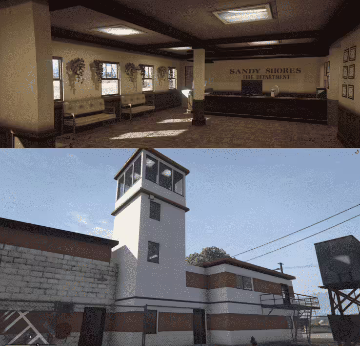 Sandy Shores Fire Department (FD) FiveM Script - esx 2
