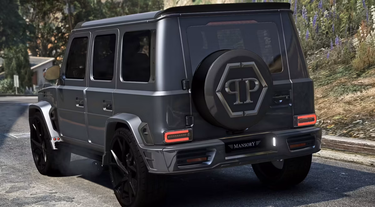 Mercedes G63 Philippe Plein [Mansory] [ADD-ON/REPLACE] FiveM resource preview 3