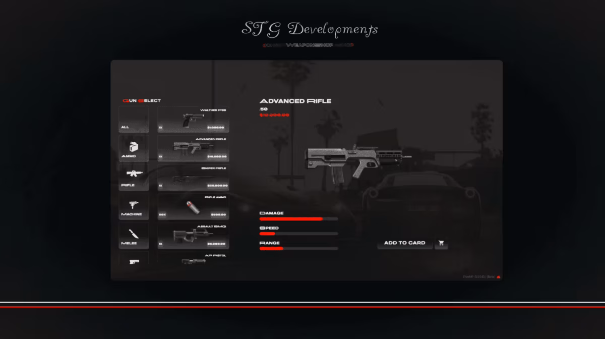 Expanded purchasable weapon shop system (Premium) FiveM resource preview 2