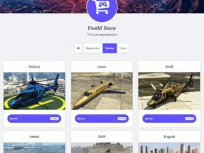 FiveM Mod Tip Shop