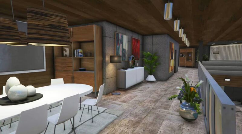 Chrom_AGkX6q4Zmq Wild Nature Villa MLO FiveM Interior Screenshot