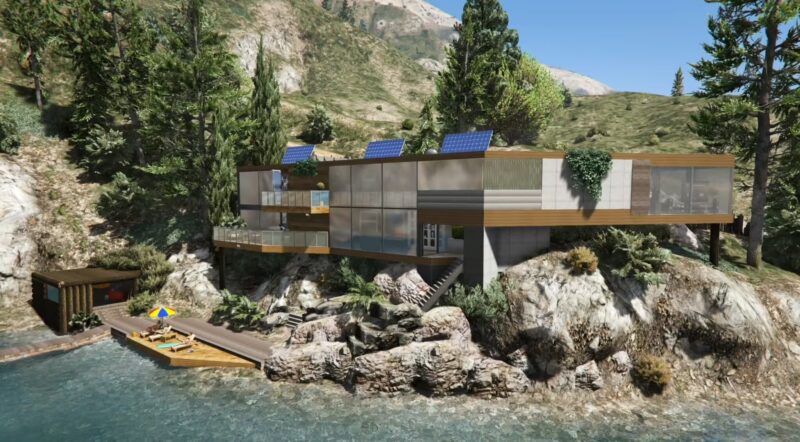 chrome_XWvPxzqfon Wild Nature Villa MLO FiveM Interior Screenshot