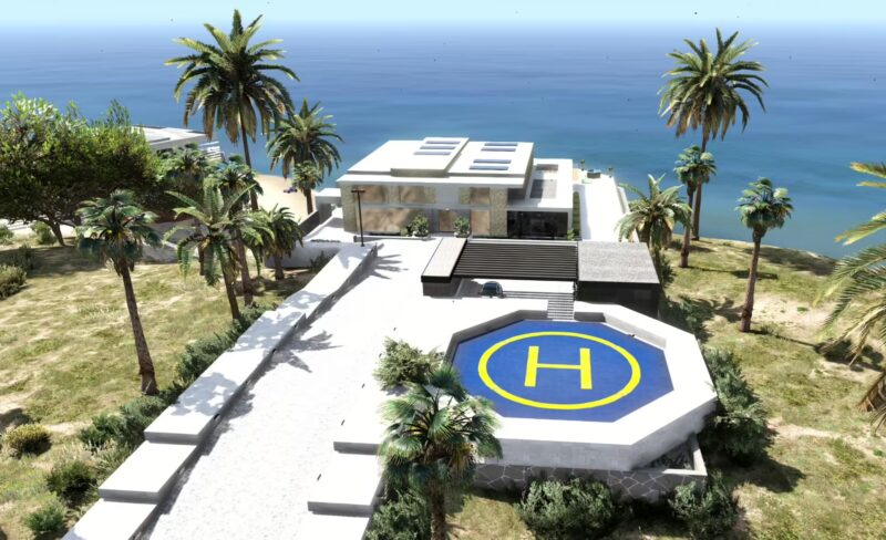 chrome_uIjIzB2XyN Beach Villa MLO FiveM Interior Screenshot