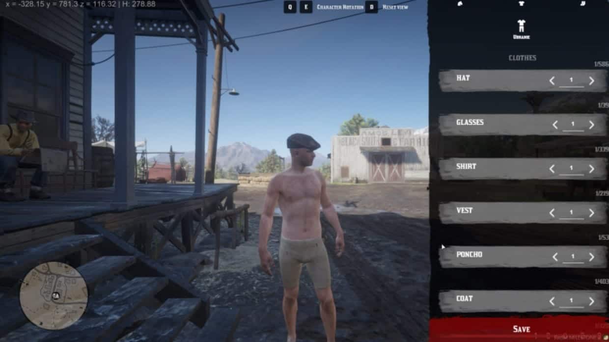RedM Character Creator FiveM Script - esx 2