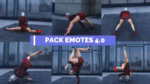 Vista previa del menú de animaciones FiveM de DP Emotes v4.0