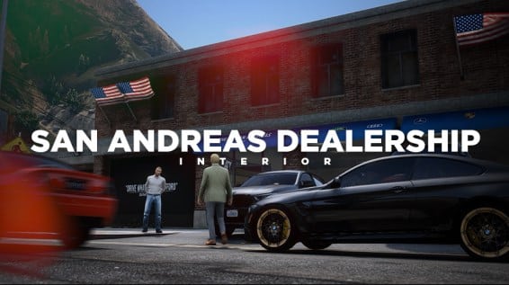 Paleto Bay Dealership product preview for standalone FiveM servers