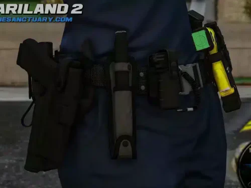 DUTY BELTS & SAFARILAND 2 HOLSTER PACK