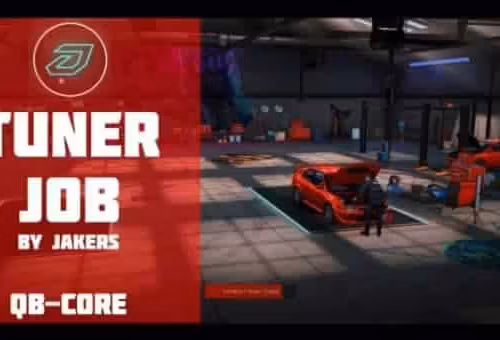 Jakers Tuners Autos Script (QBCore) FiveM resource preview