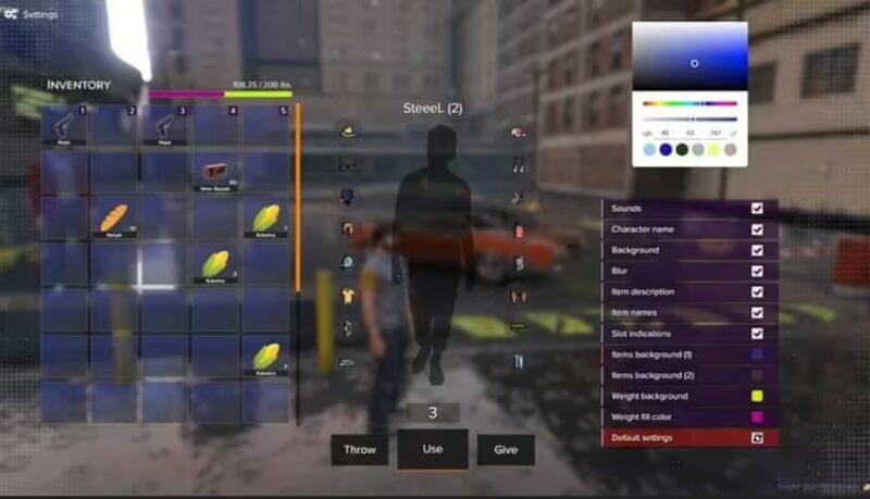 Chrom_uYLiNYVvv9 Aquiver - Inventory System 4 FiveM Resource Screenshot
