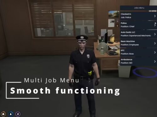 Chrom_E9TfSNBfNy Screenshot der Premium MultiJob FiveM-Ressource