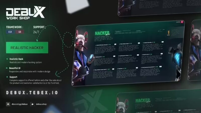 Realistisches Hacker-Menü FiveM