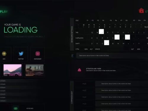 Eyes Loading Screen FiveM